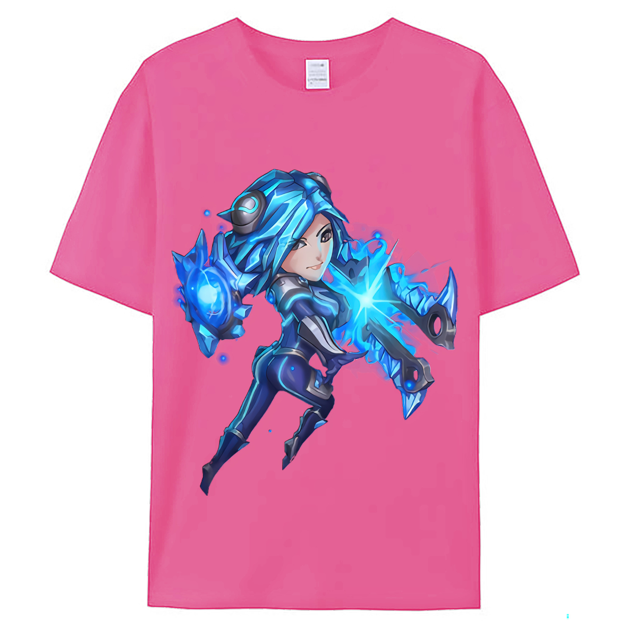 （画像用） リーグ・オブ・レジェンド League of Legends LOL レディースカジュアルプリントTシャツ（綿100％）